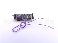 ZIMO Elektronik MX649L - Zimo MX649L Miniatur Sound-Decoder - 23 x 9 x 4 mm - Audio 1 W - 0,7 A - 6-polig